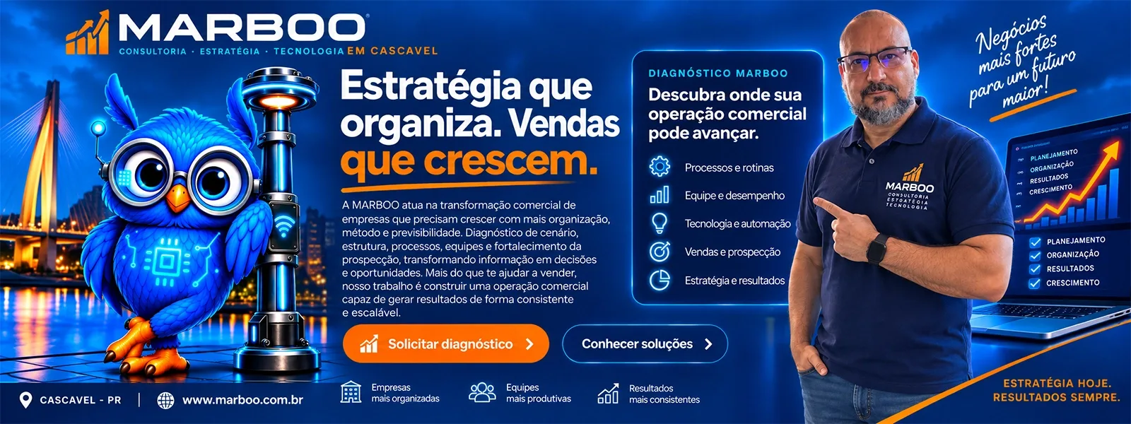 Descubra onde sua operação comercial pode avançar.