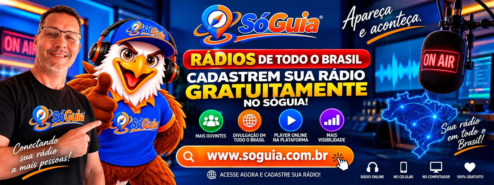 ATENÇÃO, RÁDIOS DE TODO O BRASIL!
